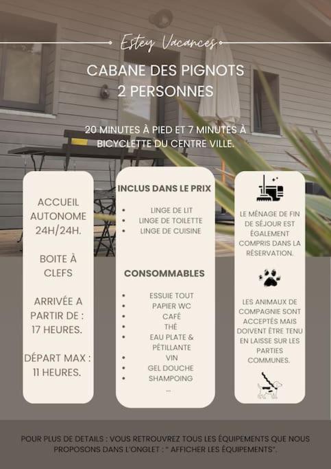 Les Cabanes De L'Airial Pignots Andernos-les-Bains ภายนอก รูปภาพ